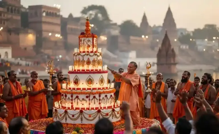 Yogi Adityanath Birthday| સીએમ યોગીના બર્થડે પર બનારસમાં ભારે ઉત્સાહ; ૫૪ કિલોના કેક સાથે ઉજવણી, માયાવતીની ટ્વિટે ખેંચ્યું બધાનું ધ્યાન