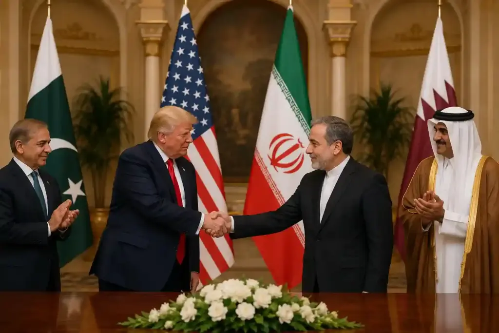 US Iran Peace Deal  અમેરિકા અને ઈરાન વચ્ચે ઐતિહાસિક શાંતિ સમજૂતી, 107 દિવસના સંઘર્ષ બાદ શાંતિનો સૂર્યોદય