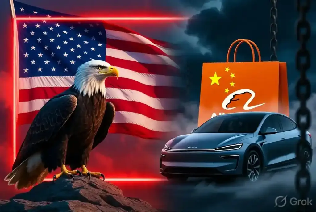 US blacklists Chinese giants । ટ્રમ્પનો શી જિનપિંગને મોટો ઝટકો અમેરિકાએ અલીબાબાBYD સહિતની અનેક ચીની કંપનીઓને કરી બ્લેકલિસ્ટ; ચીની અર્થતંત્ર પર થશે ભારે અસર