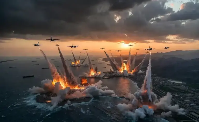 US Iran Military Conflict| મિડલ ઈસ્ટમાં મહાયુદ્ધના મંડાણ! અમેરિકાએ ઈરાનના સૈન્ય ઠેકાણાઓ પર કર્યો ભીષણ બોમ્બમારો, હોર્મુઝ સ્ટ્રેટમાં તણાવ ચરમસીમાએ