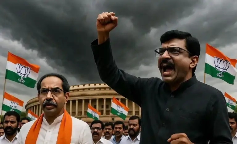 Uddhav Shivsena 3 MPs NDA Number  મહારાષ્ટ્ર પોલિટિક્સમાં મોટો ધડાકો! સાંસદોના પક્ષ પલટાથી NDA મજબૂત, ઉદ્ધવ ઠાકરેની ચિંતા વચ્ચે સંજય રાઉત એક્શનમાં