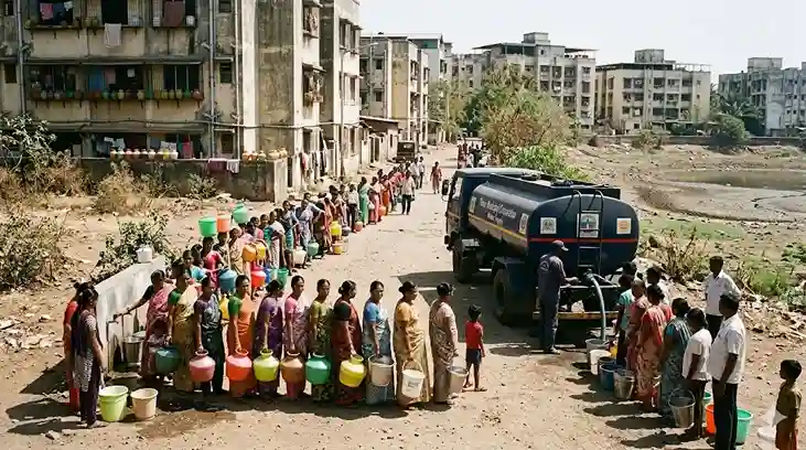Water Crisis in Thane  ઠાણેમાં ચોમાસામાં વિલંબને કારણે ૨૦% પાણીકાપની જાહેરાત, આ તારીખે ૨૪ કલાક પાણી પુરવઠો રહેશે બંધ