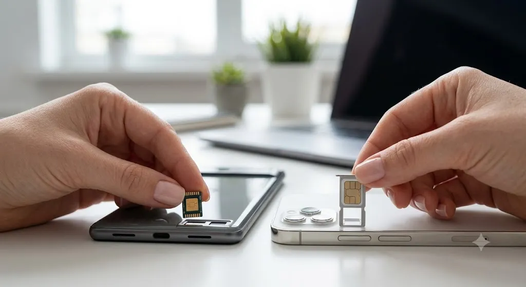 eSIM vs Physical SIM eSIM કે Physical SIM? કયા વિકલ્પમાં છે વધુ જોખમ? તમારી એક ભૂલથી ખાલી થઈ શકે છે બેંક એકાઉન્ટ! જાણો સાચી સુરક્ષા ટિપ્સ