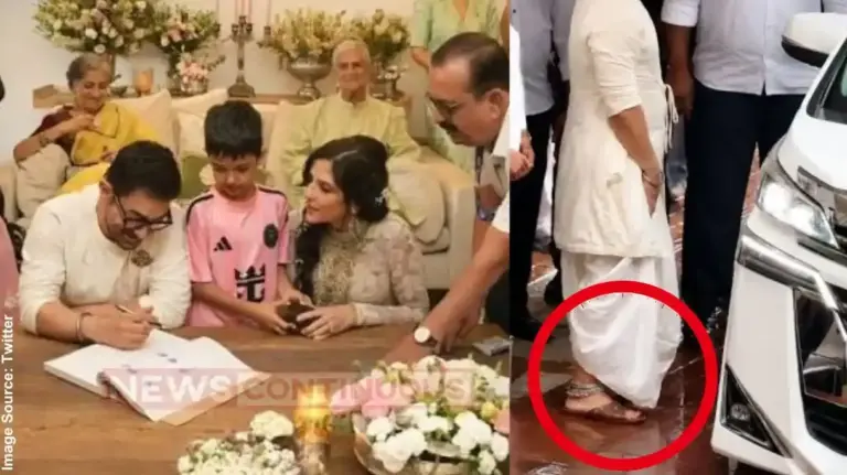 Aamir Khan Anklet Wedding Controversy   આમિર ખાને પોતાના લગ્નના દિવસે પગમાં કેમ પહેરી હતી ચાંદીની ઝાંઝર? સોશિયલ મીડિયા પર શરૂ થઈ જોરદાર ચર્ચા