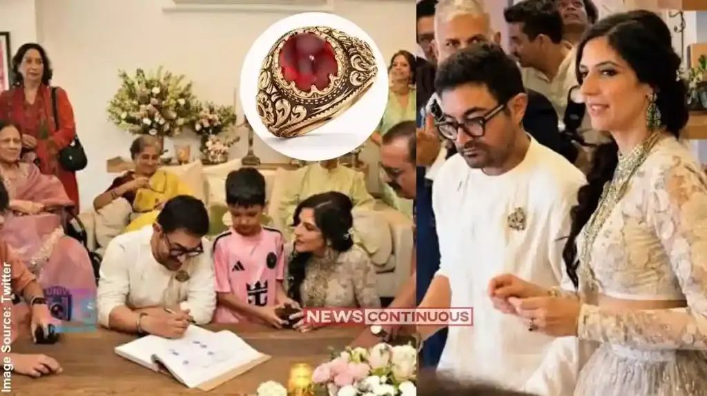 Aamir Khan Gauri Spratt Wedding Ring  આમિર ખાને ત્રીજી પત્ની ગૌરી સ્પ્રેટને આપી અમૂલ્ય ભેટ ૩ મહિનાની મહેનત પછી મળ્યો દુર્લભ રૂબી, ૨૫૬ કલાકમાં તૈયાર થઈ ખાસ 'વેડિંગ રિંગ'