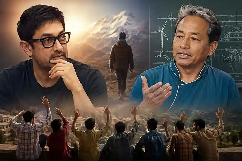 Aamir Khan on 3 Idiots and Sonam Wangchuk 'થ્રી ઈડિયટ્સ'ના 'ફુનસુખ વાંગડુ' પર આમિર ખાનનો મોટો ખુલાસો, સોનમ વાંગચુકથી પ્રેરિત નથી પાત્ર!