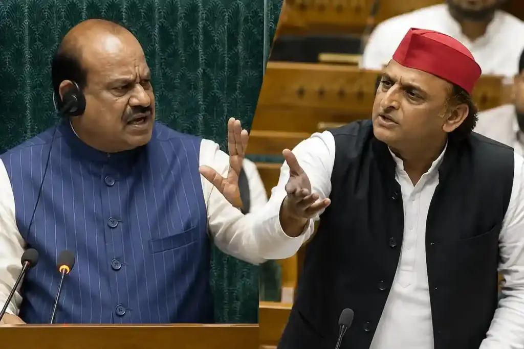 Akhilesh Yadav Arguments With Speaker Om Birla અખિલેશ યાદવનો સ્પીકર પર સવાલ "અમને બોલવાની તક કેમ નહીં?" ઓમ બિરલાએ આપ્યો આ જવાબ