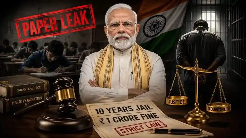 AntiPaper Leak Law  ગેરરીતિઓ સામે કડક કાયદો લાગુ પેપર લીક કરનારાઓ પર સરકારનો સકંજો, થશે આકરી સજા