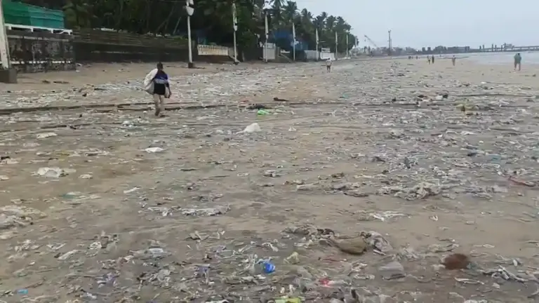 BMC Beach Cleanliness Drive  કુદરતનો વળતો પ્રહાર.. મનુષ્યે દરિયામાં ફેંકેલો કચરો ઉંચી ભરતીમાં પાછો આવ્યો; જુહૂ બીચ પરથી સૌથી વધુ કચરો મળ્યો