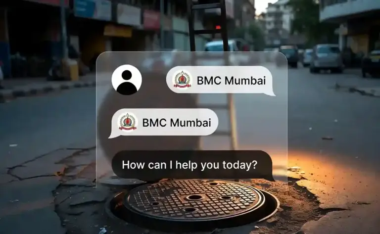 BMC Manhole Chatbot  મેનહોલની ફરિયાદ હવે માત્ર એક ક્લિક દૂર! BMCનો નવો વ્હોટ્સએપ ચેટબોટ તસવીર મોકલો, સમસ્યા ઉકેલો.
