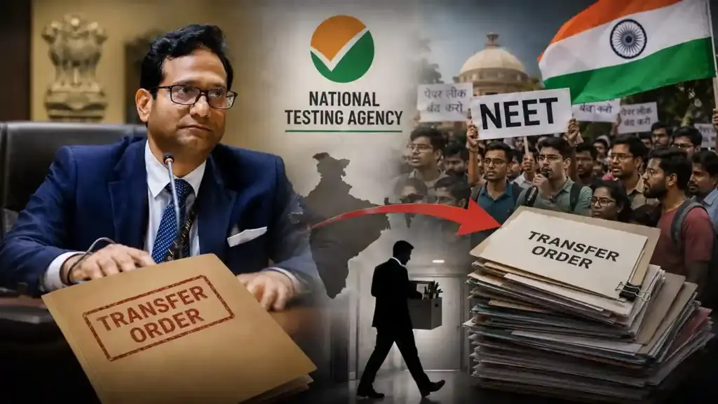 Bureaucrat Vineet Joshi Transferred NEET Row  NEET વિવાદ વચ્ચે મોટી કાર્યવાહી, ઉચ્ચ શિક્ષણ સચિવ વિનીત જોશીની બદલી, શિક્ષણ મંત્રીના રાજીનામાની માંગ તેજ
