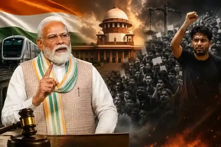 CJP Slams PM Modi Fast Track Court  CJP નો તીખો પ્રહાર PM મોદીની ફાસ્ટ ટ્રેક કોર્ટ માત્ર 'બેન્ડએડ', કહ્યું 'ભાંગેલા હાડકાં પર મલમ લગાવવાથી કાંઈ ન થાય!'