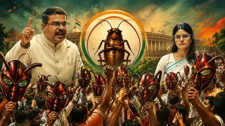 Cockroach Jantar Mantar Demand શિક્ષણ મંત્રી ધર્મેન્દ્ર પ્રધાનના રાજીનામાની માંગ સાથે આંદોલન તેજ, દેશભરના વિદ્યાર્થીઓના મુદ્દે આરપારની લડાઈની ચેતવણી