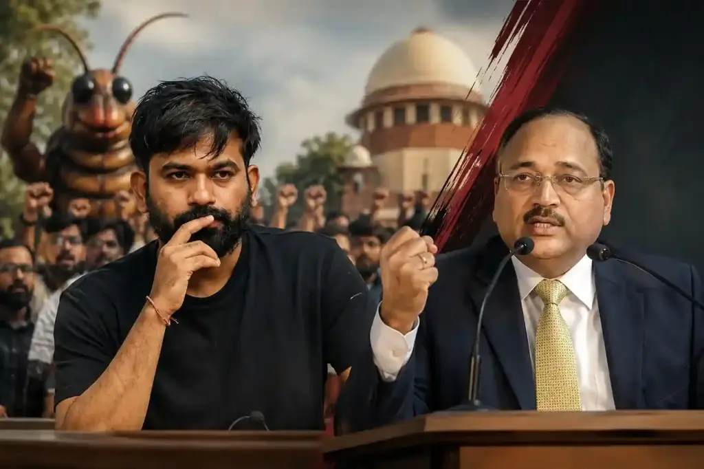 Cockroach Janta Party Slams CJI Surya Kant Remark 'અમારો સમય બગાડશો નહીં', સીજીઆઈ સૂર્યકાંતની ટિપ્પણી પર ભડકી કૉકરોચ જનતા પાર્ટી, કહ્યું 'આટલો અહંકાર...'