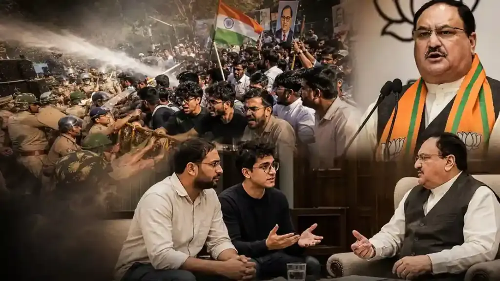 Cockroach Janta Party march સરકારે માન લીધી પ્રદર્શનકારીઓની માંગણીઓ? CJP પ્રવક્તા સૌરભ દાસે કહ્યું '૨ કલાક બેસાડીને અમારી સાથે માત્ર ૧૦ મિનિટ...'