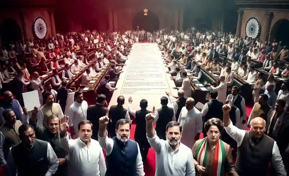 Congress Opposes Constitutional Amendment કોંગ્રેસનો ભાજપને પડકાર સીમાંકન બિલ અને બંધારણીય સુધારાના વિરોધમાં આંદોલનની રણનીતિ.