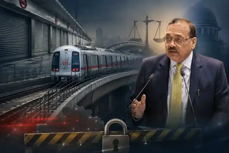 Delhi Metro Stations Closed CJI Intervention  દિલ્હીમાં મેટ્રો સર્વિસ ઠપ્પ! વકીલો હેરાન થતાં CJI સૂર્યા કાંત એક્શનમાં, હસ્તક્ષેપની આપી ધમકી!