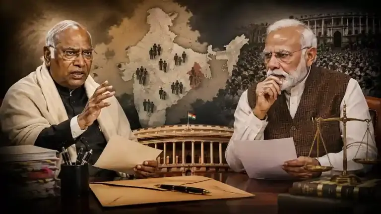 Delimitation Bill  સંસદના સત્ર પહેલાં ખડગેનો વડાપ્રધાન મોદીને પત્ર 'પરિસીમન બિલ' મુદ્દે સરકાર પર આકરા પ્રહાર!