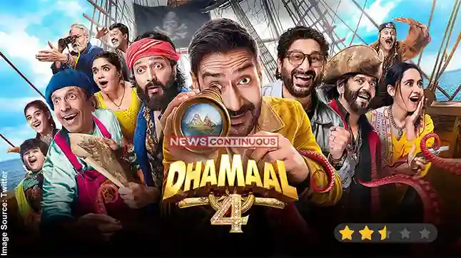 Dhamaal 4 Movie Review  'ધમાલ 4' રિવ્યુ અજય દેવગનની ક્રેઝી કોમેડી ફિલ્મ દર્શકોને કેટલી હસાવશે? જાણો થીયેટર જતા પહેલા નબળી કડીઓ