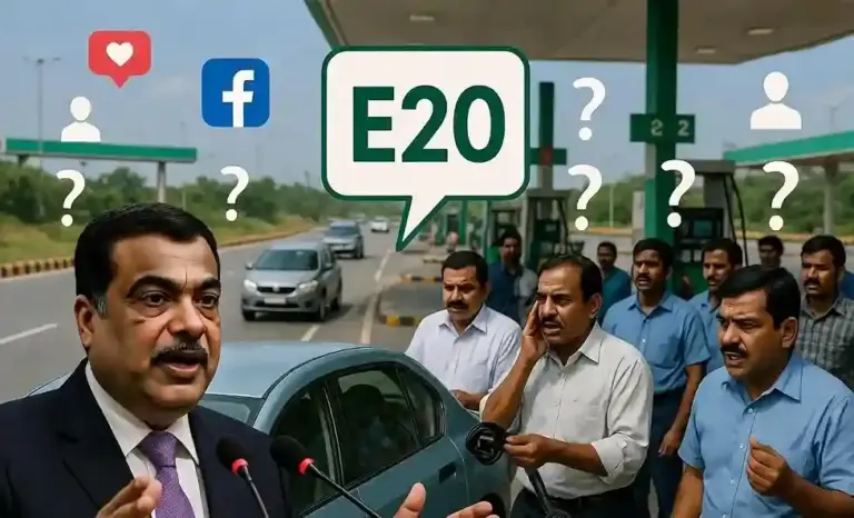 E20 Fuel Controversy શું તમારી કારનું માઇલેજ ઘટ્યું છે? કેન્દ્રીય મંત્રી  નીતિન ગડકરીનો અજીબ દાવો 'તમે જાતે માઇલેજ માપી શકતા નથી!'