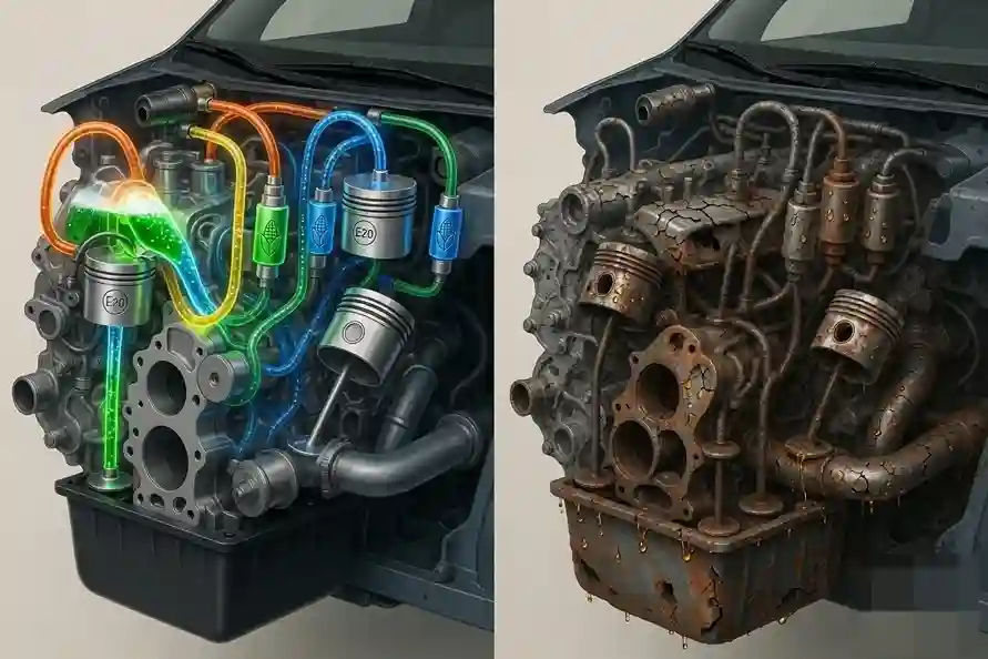 E20 fuel impact on engines E20 પેટ્રોલથી શું ખરેખર એન્જિન બગડે છે? નિતીન ગડકરીએ આપ્યો સ્પષ્ટ જવાબ, જાણો શું છે સત્ય