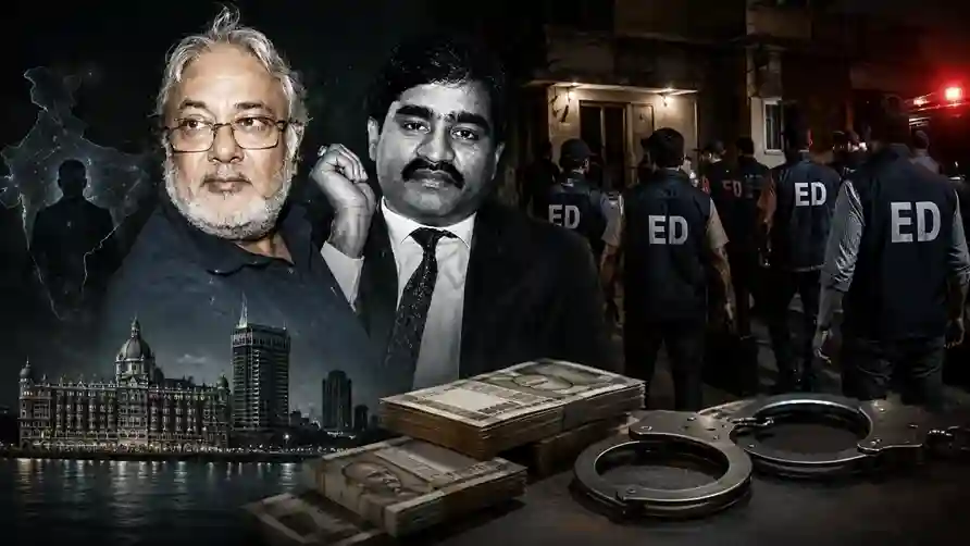 ED raids Dawood Ibrahim network  ઈડીના રડાર પર દાઉદ ગેંગનું નેટવર્ક! સલીમ ડોલા ગેંગ પર મોટી કાર્યવાહી