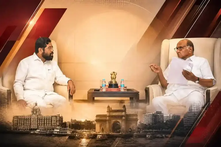 Eknath Shinde Sharad Pawar Meeting  મહારાષ્ટ્રના રાજકારણમાં મોટો ધમાકો કેબિનેટ બેઠક અધવચ્ચે છોડીને શરદ પવારને મળવા પહોંચ્યા મુખ્યમંત્રી એકનાથ શિંદે ; અટકળો તેજ