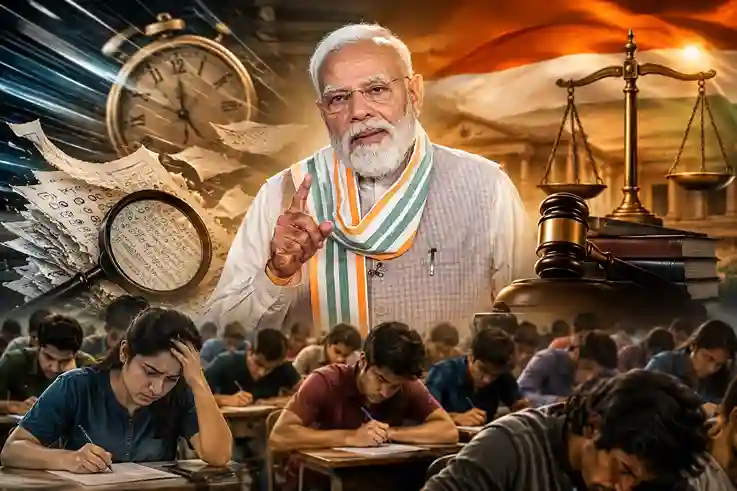 Fast Track Courts For Paper Leak વિપક્ષના હલ્લાબોલ વચ્ચે PM મોદીનો મોટો દાવ, 'ભવિષ્ય બગાડનારાઓને નહીં છોડીએ', પેપર લીક માટે બનશે ફાસ્ટ ટ્રેક કોર્ટ!