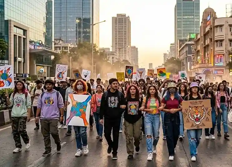 Gen Z Style Youth Protest આ આંદોલનની 'Gen Z' સ્ટાઇલ છે! પોસ્ટર, પ્રોટેસ્ટ અને ડિજિટલ ટૂલ્સનો ઉપયોગ, પોતાની શરતો પર સત્તા સામે મોરચો માંડ્યો