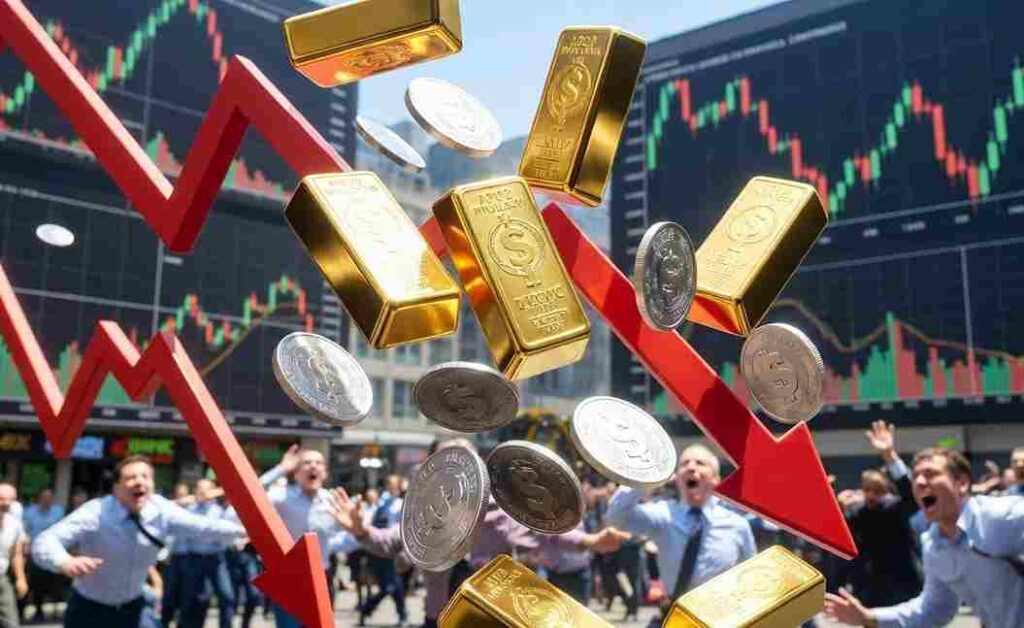 Gold Silver Price Today  સોનાચાંદીના ભાવમાં મોટો કડાકો વૈશ્વિક દબાણ વચ્ચે MCX પર સોનું તૂટીને ₹1.43 લાખની સપાટીએ, ચાંદી પણ થઈ સસ્તી