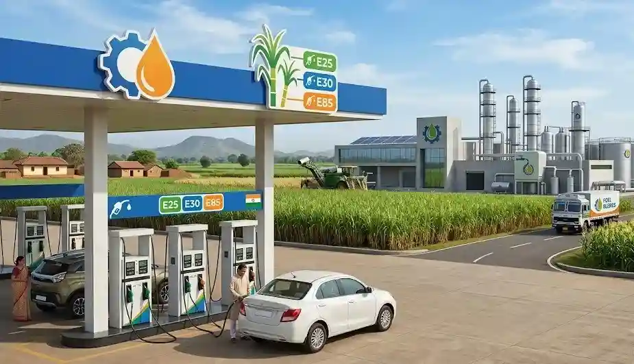 High ethanol fuel blend India વધુ ઇથેનોલવાળું પેટ્રોલ લાવવાની તૈયારી, પણ જૂના વાહનોનું શું? સરકાર બનાવી રહી છે આ યોજના