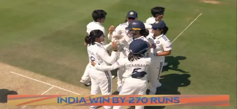 INDW vs ENGW Historic Win  ઈંગ્લેન્ડના સપના ચકનાચૂર ટીમ ઈન્ડિયાની શાનદાર જીત, મેદાનમાં ગુંજ્યો ભારતનો જયજયકાર.