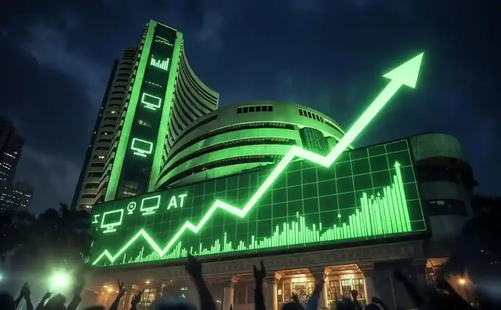 IT stocks drive market rally આઇટી શેરના દમ પર શેરબજારમાં તોફાની તેજી માત્ર 2 મિનિટમાં રોકાણકારોની સંપત્તિમાં અધધ 4.59 લાખ કરોડનો વધારો