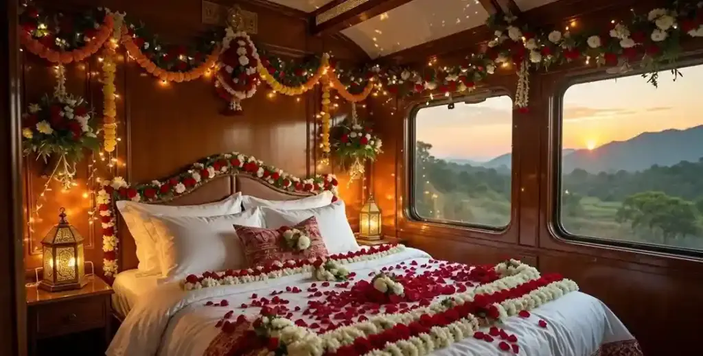 Indian Railways Honeymoon Coach નંદીગ્રામ એક્સપ્રેસ ટ્રેનના કોચમાં 'હનીમૂન ડેકોરેશન' કરાવવું કપલને પડ્યું મોંઘું, રેલવેએ લીધા કડક પગલાં..