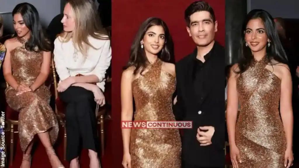 Isha Ambani's Cleopatra look  ગોલ્ડન ડ્રેસ અને કરોડોની ડાયમંડ જ્વેલરી ઈશા અંબાણીના 'ક્લિઓપેટ્રા' લુક પર 'વોગ'ની એડિટર પણ ફિદા