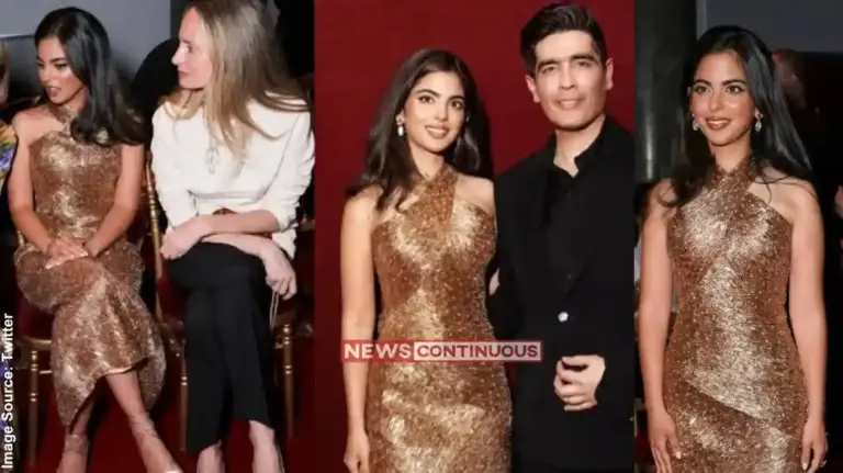 Isha Ambani's Cleopatra look  ગોલ્ડન ડ્રેસ અને કરોડોની ડાયમંડ જ્વેલરી ઈશા અંબાણીના 'ક્લિઓપેટ્રા' લુક પર 'વોગ'ની એડિટર પણ ફિદા