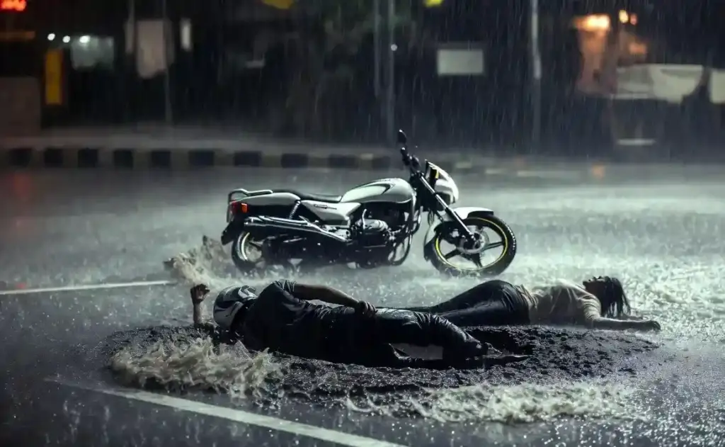 Junagadh Pothole Bike Accident જૂનાગઢમાં બિસ્માર રસ્તાઓએ લીધો ભોગ, ખાડાના કારણે બાઇક સવાર મહિલા સહિત બે લોકો ગંભીર રીતે ઘાયલ