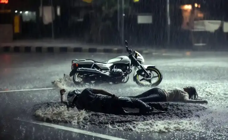Junagadh Pothole Bike Accident  જૂનાગઢમાં બિસ્માર રસ્તાઓએ લીધો ભોગ, ખાડાના કારણે બાઇક સવાર મહિલા સહિત બે લોકો ગંભીર રીતે ઘાયલ