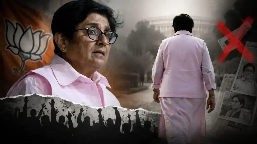 Kiran Bedi BJP ticket કિરણ બેદીનું મોટું નિવેદન 'હવે ક્યારેય ચૂંટણી નહીં લડું', ભાજપ સાથેના અનુભવ પર પૂર્વ IPS એ તોડ્યું મૌન
