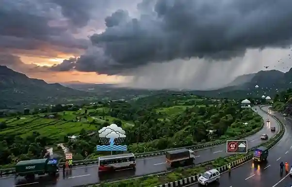 Maharashtra Weather Update મહારાષ્ટ્રમાં આગામી ૪૮ કલાક ભારે! હવામાન વિભાગ દ્વારા હાઇ એલર્ટ જાહેર, અનેક જિલ્લાઓમાં મુસળધાર વરસાદની આગાહી