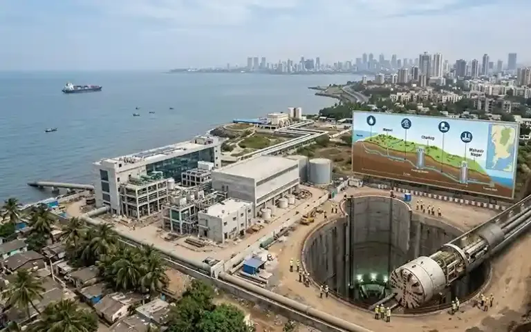 Manori Desalination Plant Tunnel Project   દરિયાનું પાણી બનશે મીઠું પીવાનું પાણી? ચારકોપથી કાંદિવલી સુધી ૭.૨ કિમીની ભૂગર્ભ ટનલ બનશે…