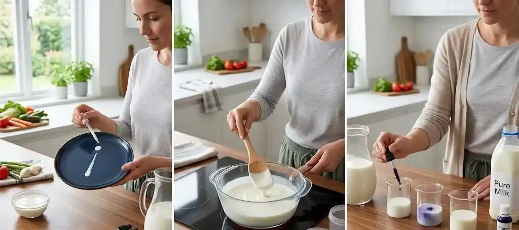 Milk Purity Check Tips ડિટર્જન્ટ કે સ્ટાર્ચ? તમે જે દૂધ પીઓ છો તેમાં શું ભળેલું છે? ઘરે જ આ રીતે કરો દૂધનું 'રિયાલિટી ચેક'!