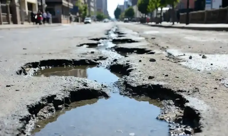 Missing Link Potholes  Missing Link Potholes મુંબઈપુણે 'મિસિંગ લિંક' પર ખડ્ડા પડતા વિવાદ; દેવેન્દ્ર ફડણવીસે કહ્યું, 'આ તો માત્ર ટેસ્ટિંગ છે!'