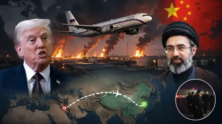 Mujtaba Khamenei's Mystery Journey  સ્વાસ્થ્ય કે સુરક્ષા? ટ્રમ્પના દાવા વચ્ચે મુજ્તબા ખામેનેઈનું બેઇજિંગ પહોંચવું આંતરરાષ્ટ્રીય રાજકારણમાં બન્યું ચર્ચાનો વિષય.
