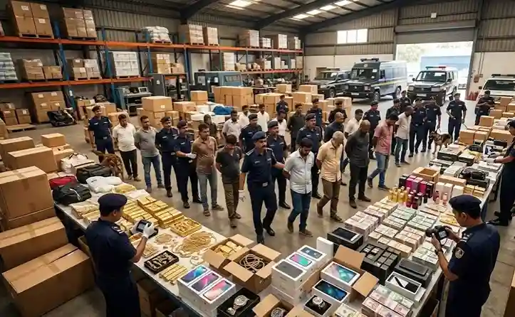 Mumbai Customs Smuggling Operation એરપોર્ટથી દરિયાઈ સરહદ સુધી કસ્ટમ્સની સર્જિકલ સ્ટ્રાઈક! રૂ. ૨૮.૮ કરોડના મુદ્દામાલ સાથે ગેરકાયદેસર તસ્કરી રેકેટનો પર્દાફાશ!
