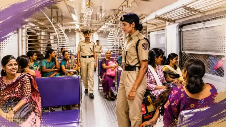 Mumbai Local Train Security  મુંબઇ લોકલમાં હવે મહિલાઓની સુરક્ષા વધશે મહિલા ડબ્બામાં પોલીસ બંદોબસ્ત સવારના ૮ વાગ્યા સુધી રહેશે