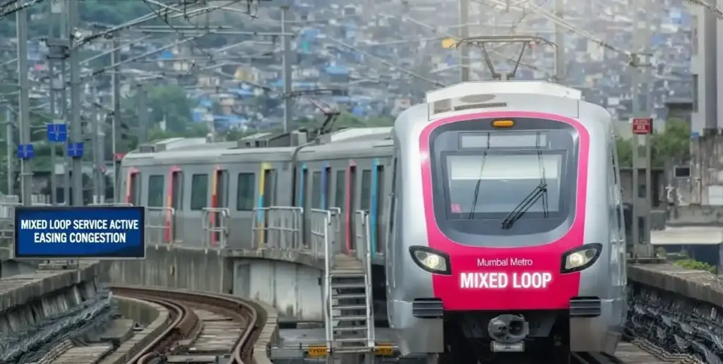 Mumbai Metro 1 મુંબઈ મેટ્રો 1 નો મહત્વનો નિર્ણય ભીડ ઘટાડવા માટે 'મિક્સ્ડ લૂપ' ફેરી શરૂ, મુસાફરોને મળશે મોટી રાહત