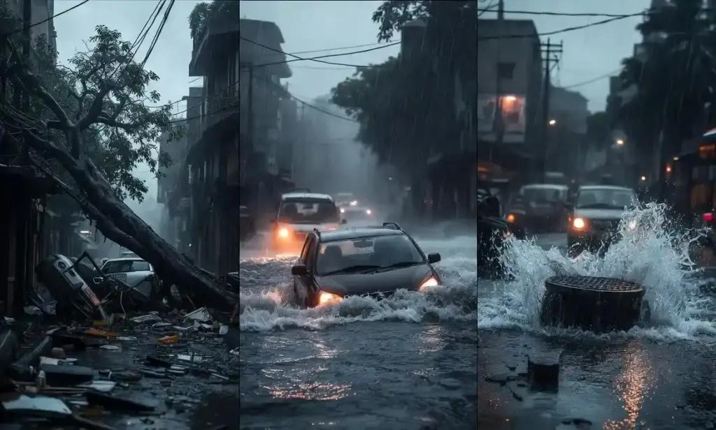 Mumbai Monsoon Hazards મુંબઈમાં ત્રણ દિવસમાં ત્રણ ગંભીર અકસ્માત, વૃક્ષ પડવું, કરંટ લાગવો અને ખુલ્લા મેનહોલે BMC ના દાવાઓની પોલ ખોલી