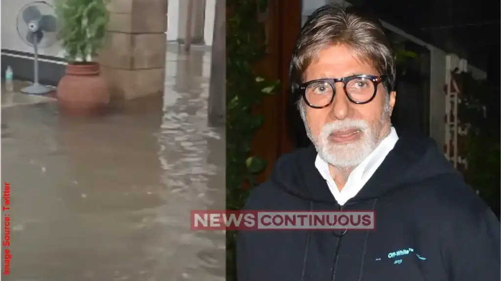 Mumbai Rains મુંબઈમાં મેઘરાજાનો કહેર બિગ બી અમિતાભ બચ્ચનના જુહુ સ્થિત બંગલા 'જનક'ની બહાર પાણી ભરાયુ; જુઓ વિડિયો