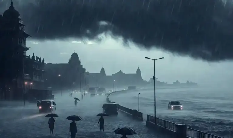 Mumbai Rains  મુંબઈમાં સતત ત્રીજા દિવસે અનરાધાર વરસાદ IMD દ્વારા 'રેડ એલર્ટ' જાહેર